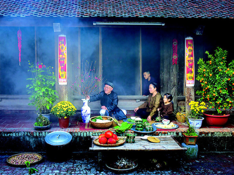 Ngày Tết Nguyên Đán là thời điểm chuyển giao giữa năm cũ và năm mới