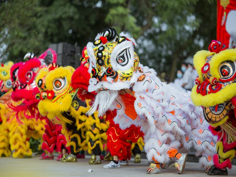 Ý nghĩa múa lân Trung thu trong lễ hội trăng rằm