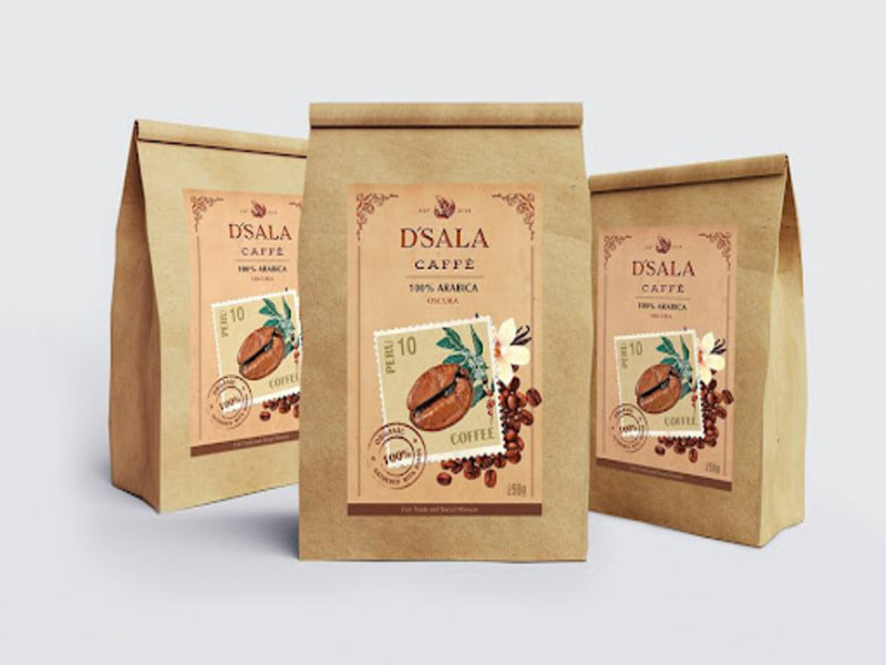 Bao bì giấy Kraft - Giải pháp đóng gói bền vững cho cà phê