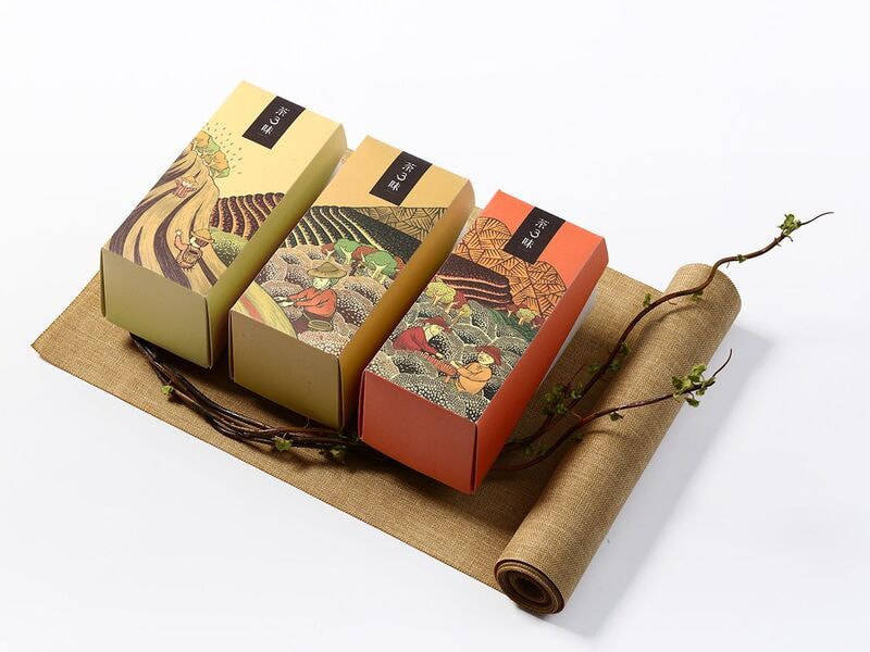 Hộp bao bì giấy nâng tầm quà Tết có hương thơm