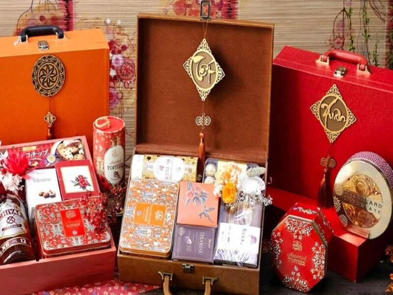 Một số mẫu hộp quà tết cao cấp