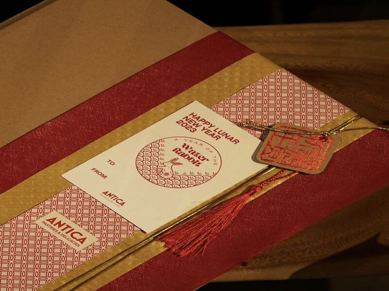 Túi quà Tết tinh tế giấy Kraft tự nhiên 