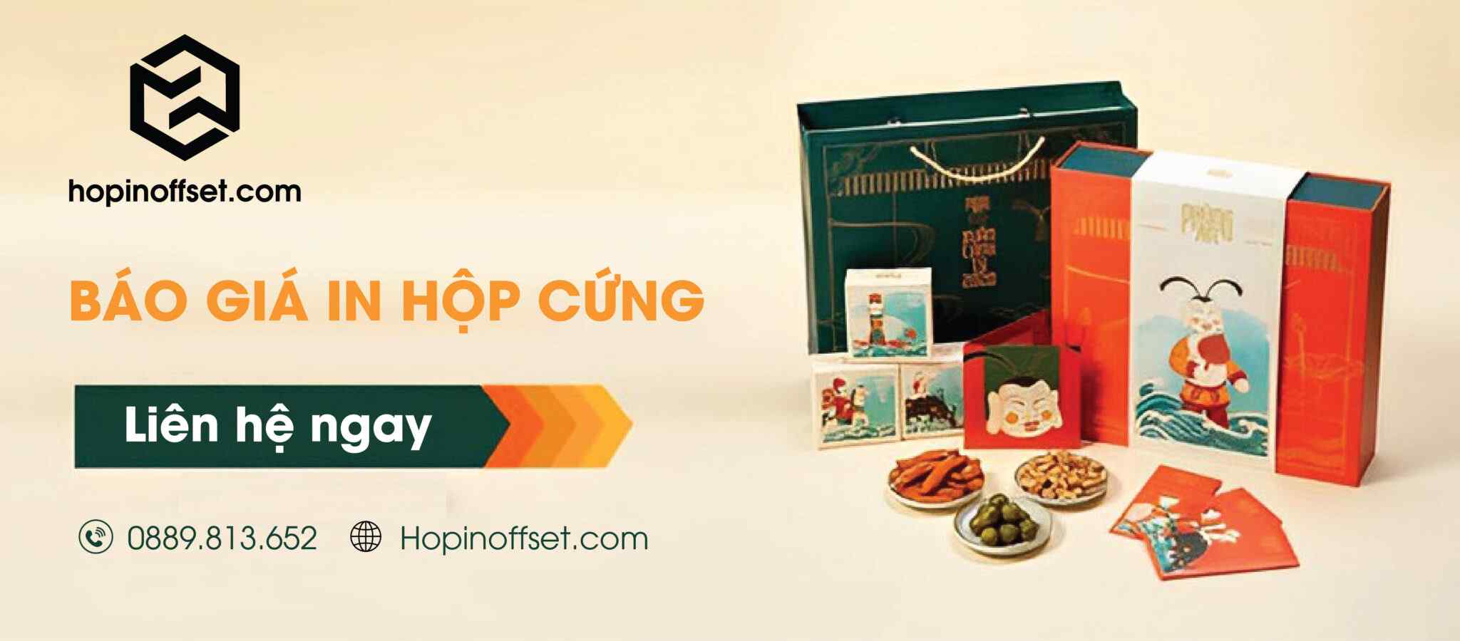 Baner hộp in offset