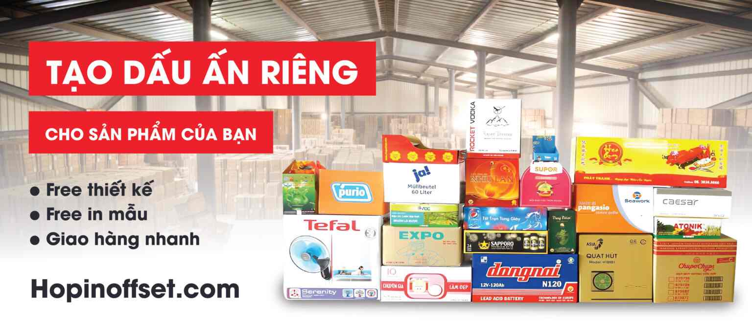 Baner hộp in offset