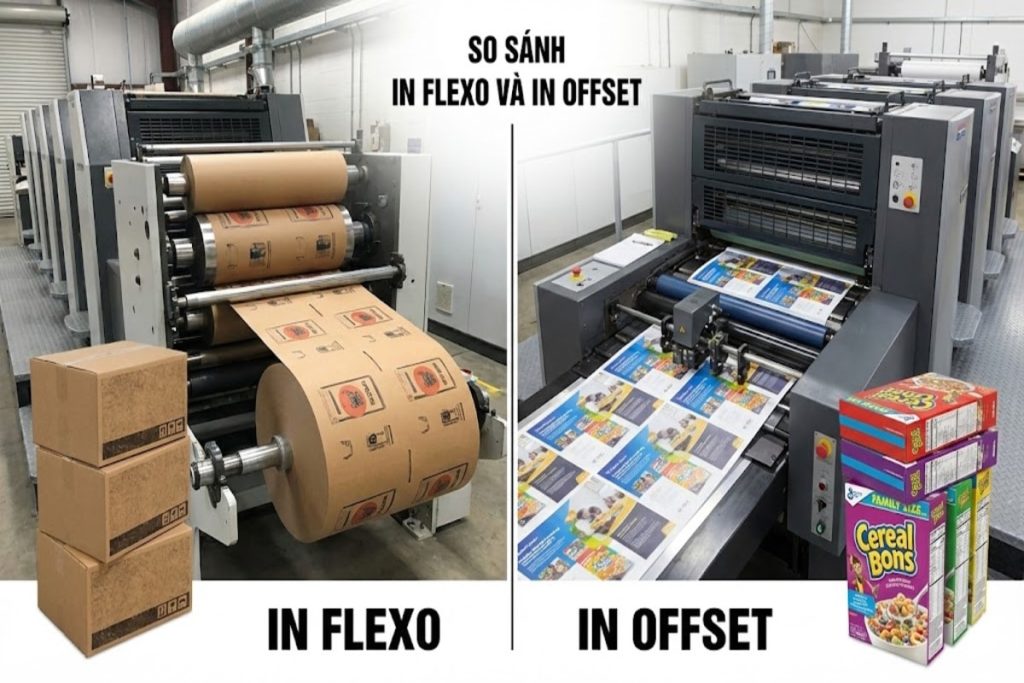So sánh in flexo và in offset | Nên chọn công nghệ nào cho bao bì của bạn? 6 So sánh in flexo và in offset