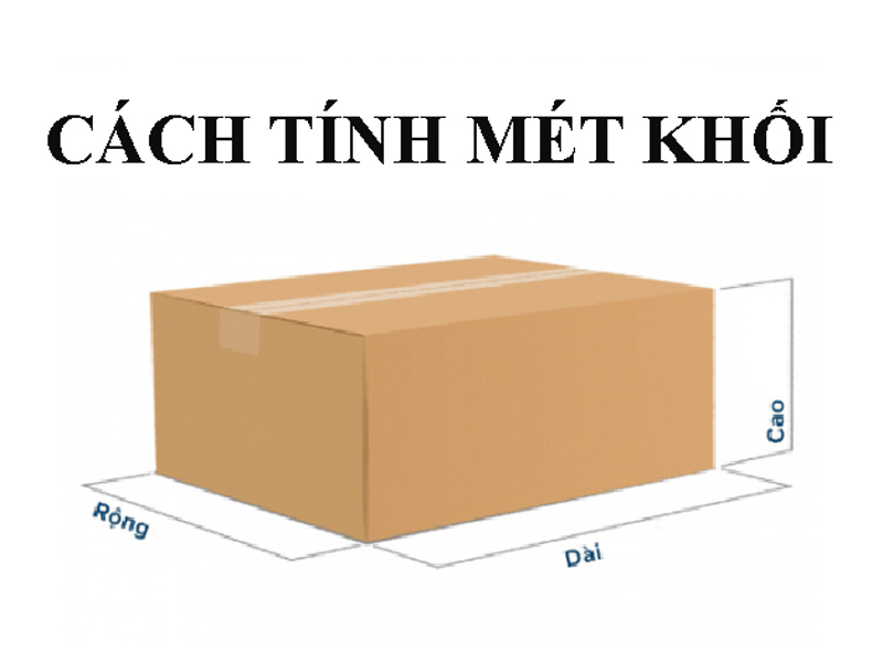 cách tính mét khối thùng carton, công thức tính mét khối thùng carton, tính mét khối thùng carton