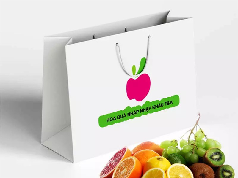 Túi giấy đựng hoa quả