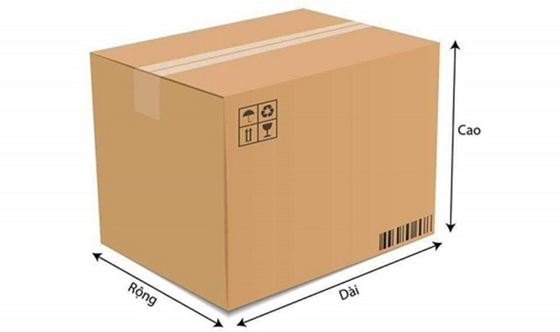 xác định kích thước thùng carton