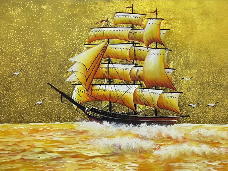 Tranh Thuận buồm xuôi gió