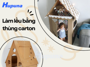 Làm lều bằng thùng carton