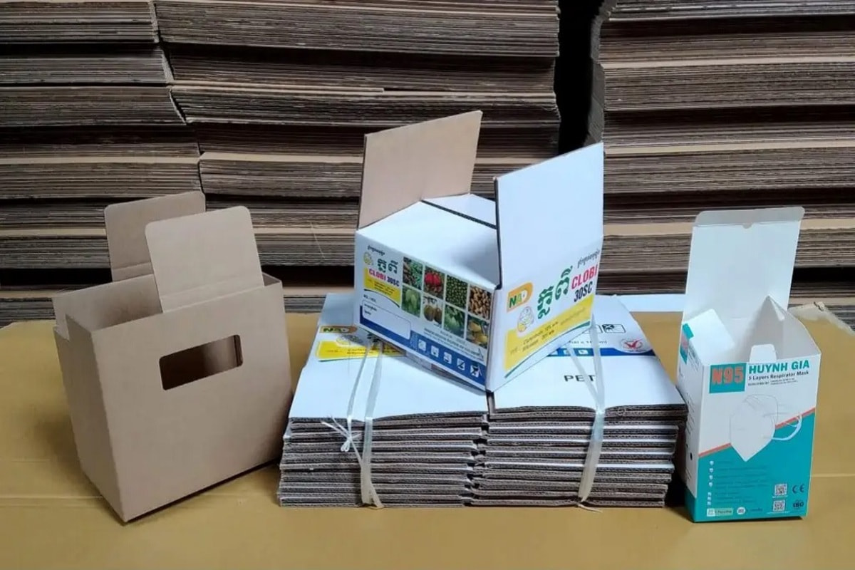 Quy Trình Sản Xuất Hộp Carton In Flexo Chất Lượng