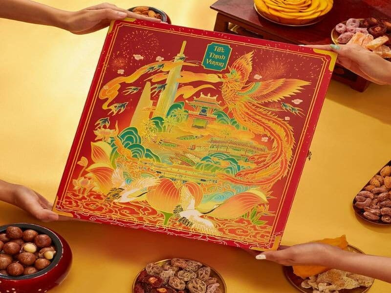 Bao bì quà Tết độc đáo - Xu hướng thiết kế nâng tầm thương hiệu 12 Xu hướng thiết kế bao bì quà Tết độc đáo