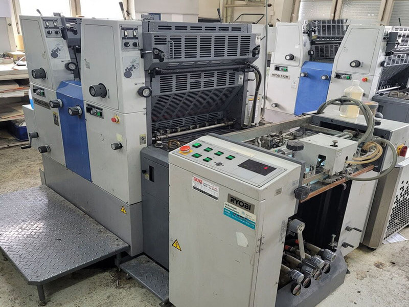 Máy in Offset 1 màu: Kinh nghiệm mua máy chuẩn kỹ thuật 12 Dòng máy Ryobi (Nhật Bản): Giải pháp tối ưu cho in nhanh khổ nhỏ