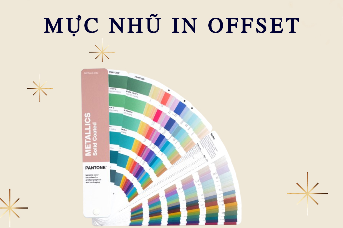 Mực nhũ in Offset