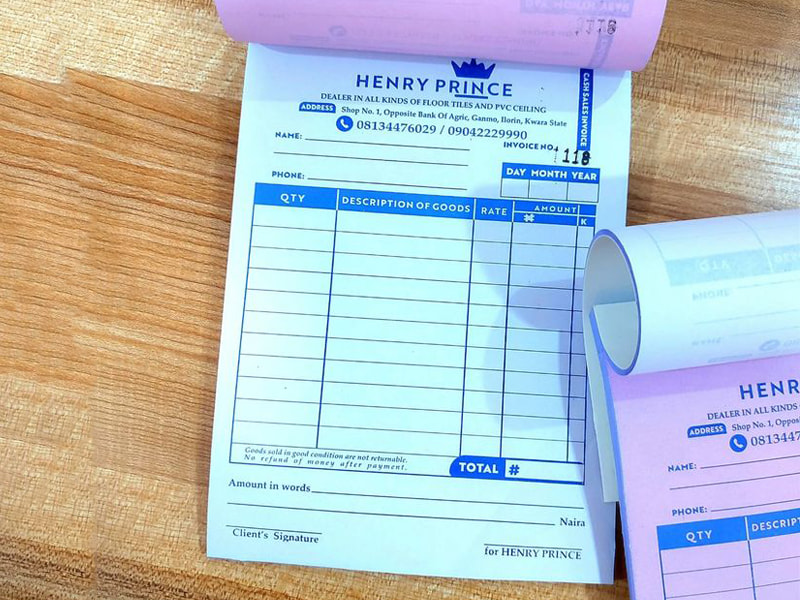 Thiết kế in ấn hóa đơn lấy nhanh, mẫu mã đẹp tại Hà Nội, TPHCM 15 Các loại hóa đơn được sử dụng phổ biến hiện nay