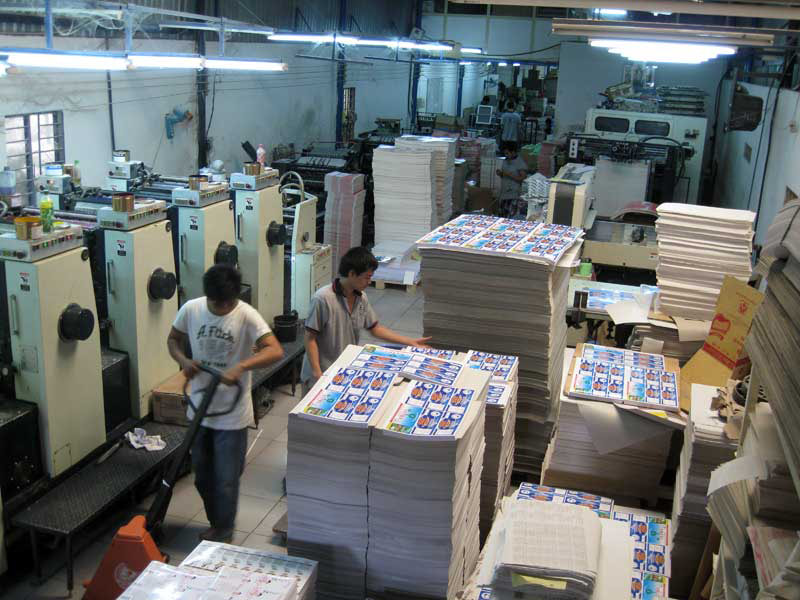 Đơn vị sản xuất Hộp in Offset