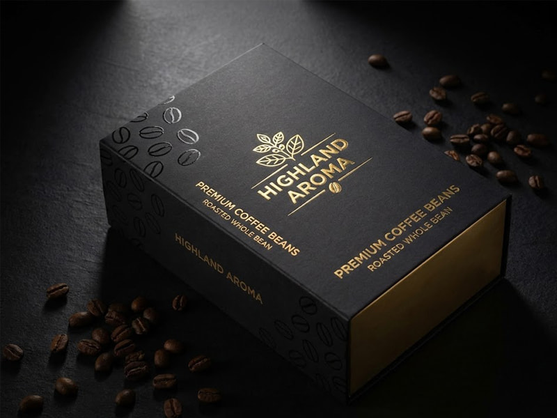 Bí quyết thu hút khách với hộp giấy in offset đựng cà phê 18 Hộp giấy đựng cà phê Highland Aroma do Hộp in Offset sản xuất