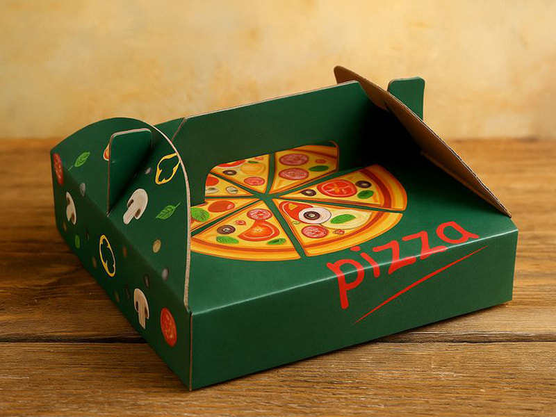 Hộp giấy in offset đựng bánh pizza: Bí quyết nâng tầm thương hiệu 11 Hộp giấy in Offset đựng bánh pizza đẹp mắt