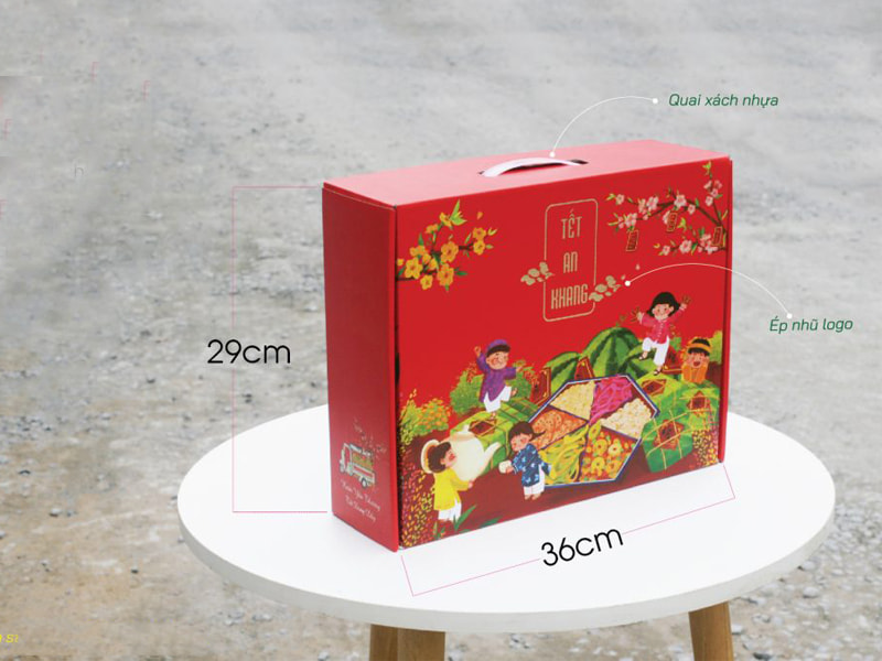Hộp in offset đựng quà Tết: Giải pháp nâng tầm thương hiệu 12 Hộp quà Tết cho cửa hàng