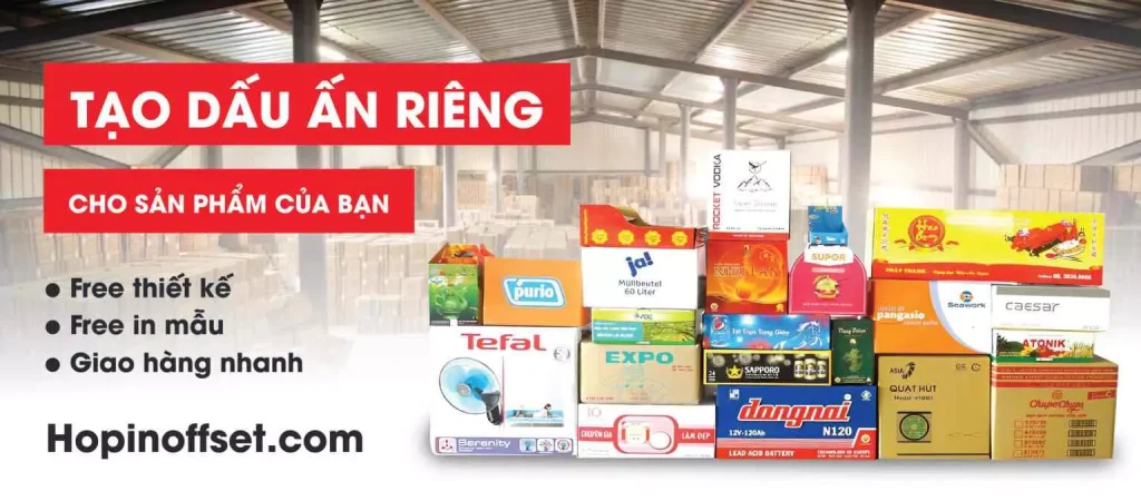 Banner hộp in offset